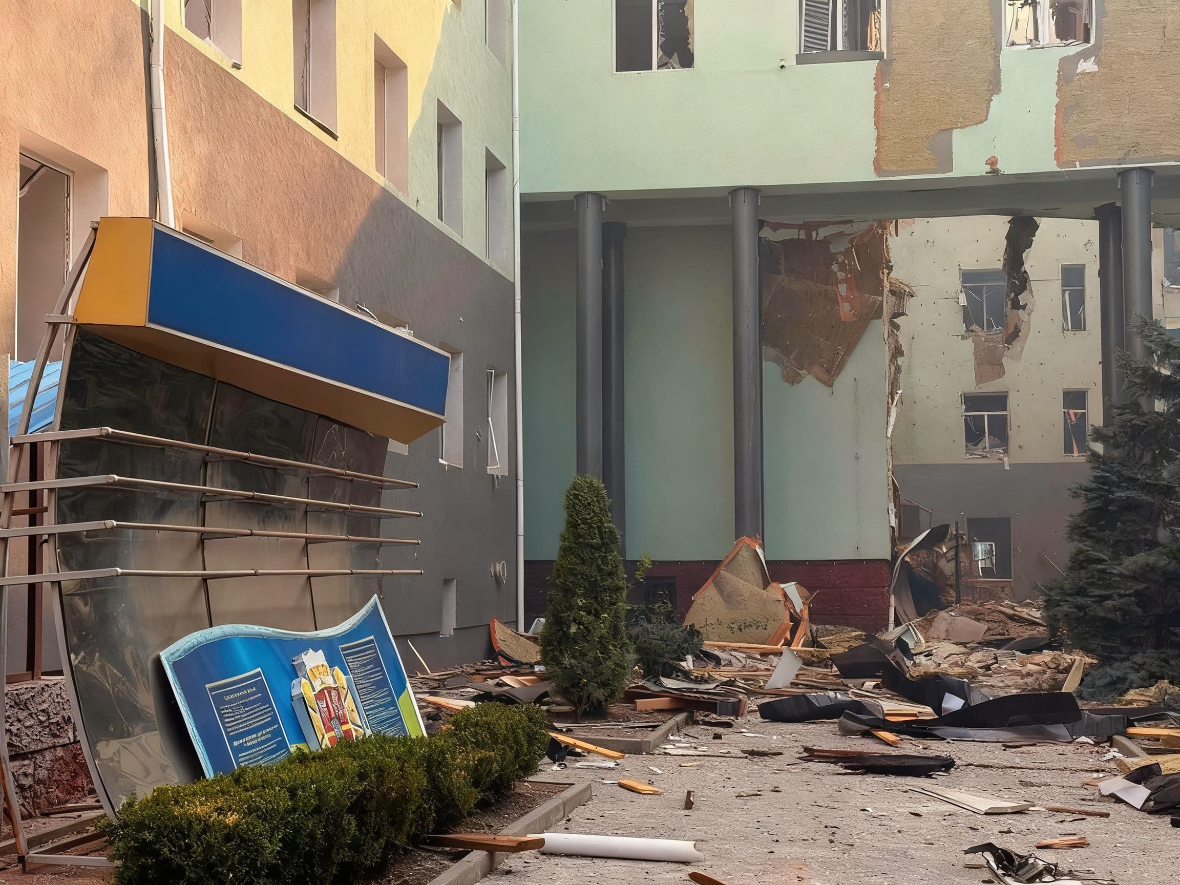 Житомир. Обстріл будівлі управління Нацполіції, двоє загиблих