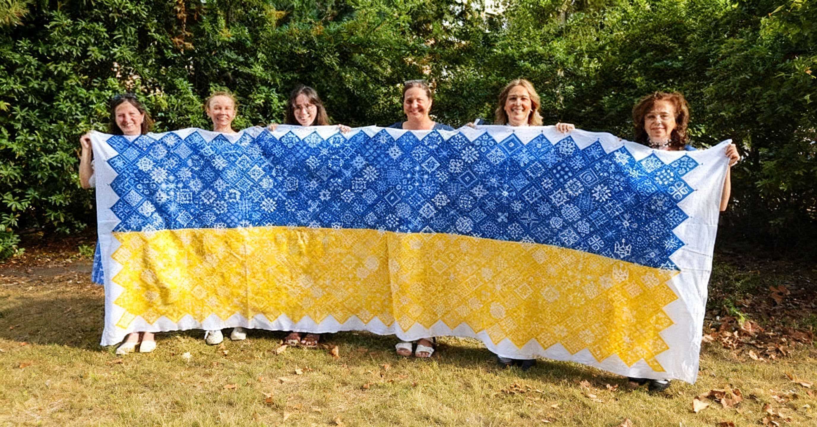 Німеччина: Вишивання рушника до 35-ї річниці Незалежності України