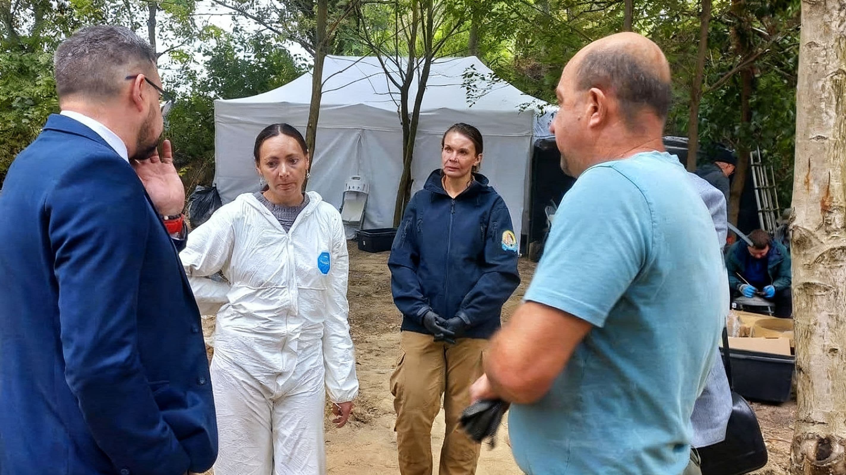 Львів: Ексгумація військових останків на Голосківському кладовищі